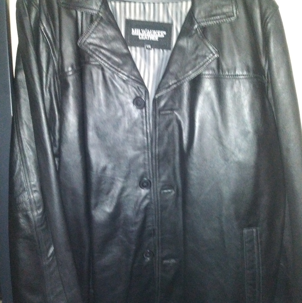 XXL Milwaukee Leather Jacket, Black